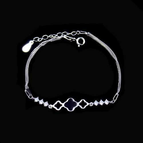Silver Zircon Bracelet