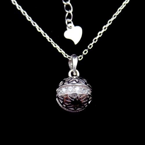 Silver Zircon Necklace