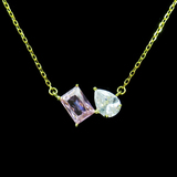 Silver Zircon Necklace