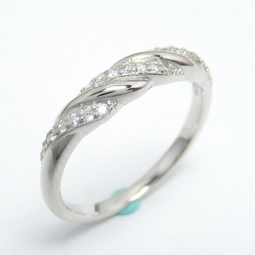 Silver Zircon Ring