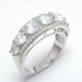 Silver Zircon Ring