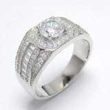 Silver Zircon Ring