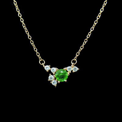 Silver Zircon Necklace