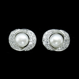 Silver Pearl Ear Stubs