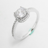 Silver Zircon Ring
