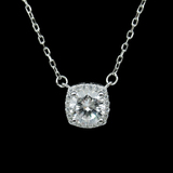 Silver Zircon Necklace