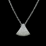 Silver Zircon Necklace