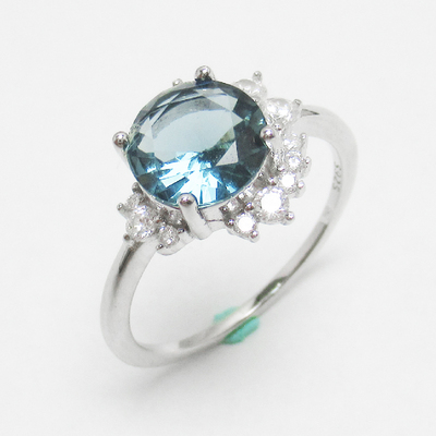 Silver Zircon Ring