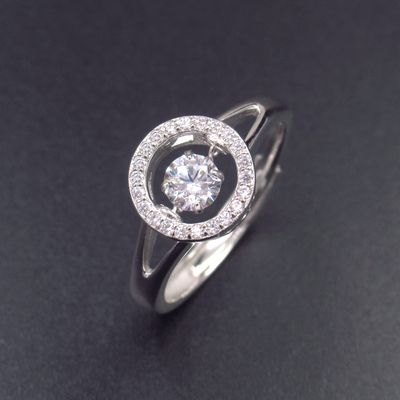 Silver Zircon Ring