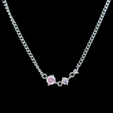 Silver Zircon Necklace