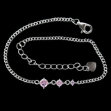 Silver Zircon Bracelet