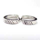 Silver Plain Huggies
