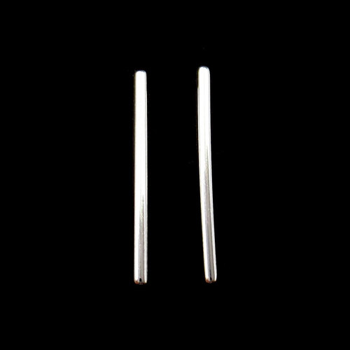 Silver Plain Earrings