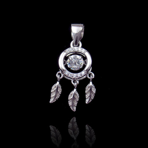 Silver Zircon Pendant