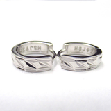 Silver Plain Huggies