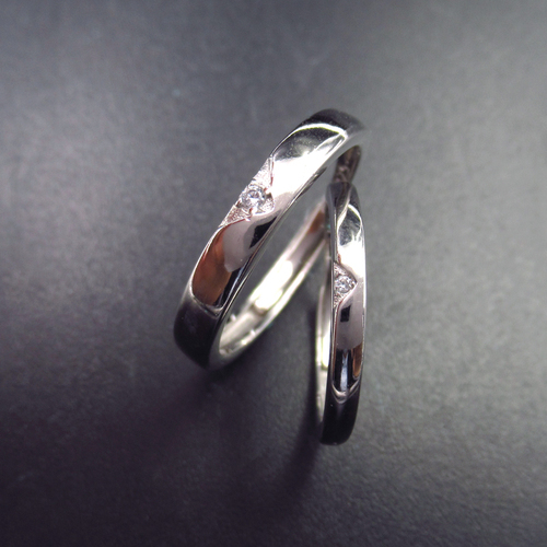Silver Couple Rings