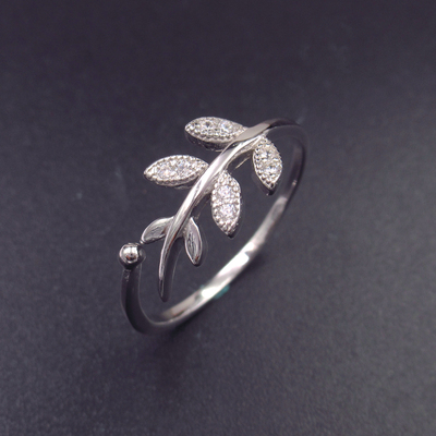 Silver Zircon Ring