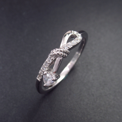 Silver Zircon Ring