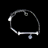 Silver Zircon Bracelet