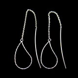 Silver Plain Earrings