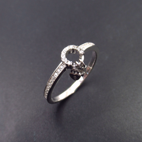 Silver Zircon Ring