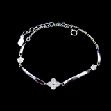 Silver Zircon Bracelet