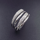 Silver Zircon Ring