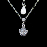 Silver Zircon Necklace