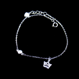 Silver Zircon Bracelet