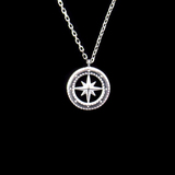 Silver Star Shaped Plain Necklace