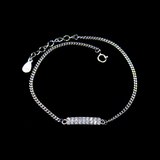Silver Zircon Bracelet