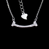 Silver Zircon Necklace