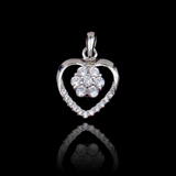 Silver Zircon Pendant