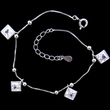 Silver Zircon Bracelet