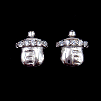 Silver Zircon Earrings