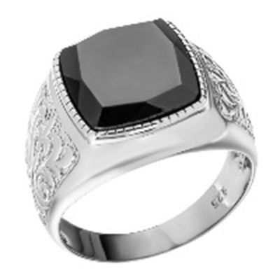 Silver Zircon Men ring