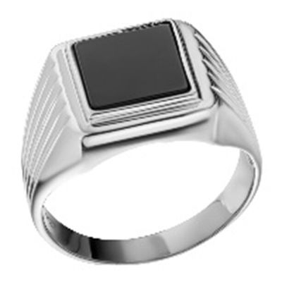 Silver Zircon Men Ring