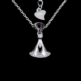 Silver Zircon Necklace