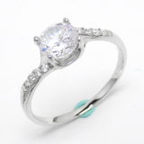 Silver Zircon Ring