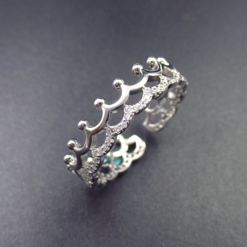 Silver Zircon RIng