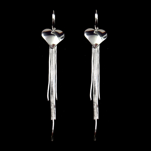 Silver Plain Hoops