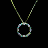 Silver Zircon Necklace