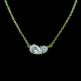 Silver Zircon Necklace