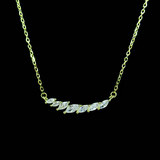 Silver Zircon Necklace