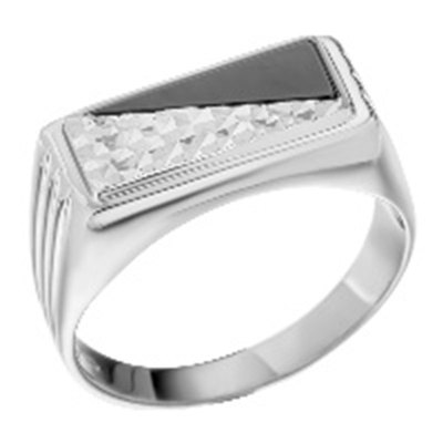 Silver Zircon Men Ring