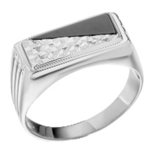 Silver Zircon Men Ring