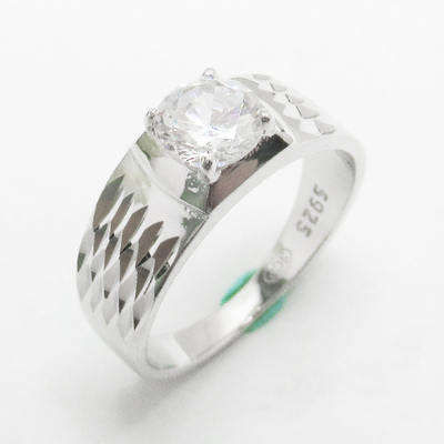 Silver Zircon Ring