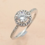 Silver Zircon Ring