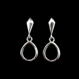 Silver Plain Earrings