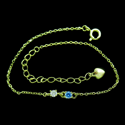 Silver Zircon Bracelet